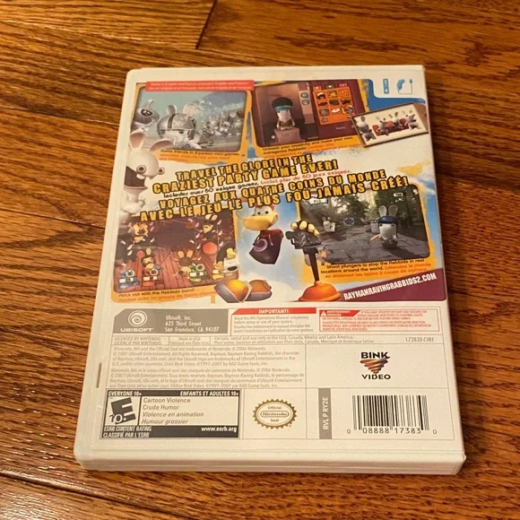 3/$20 Rayman Raving Rabbids 2 Nintendo Wii Video Game - Picture 2 of 6